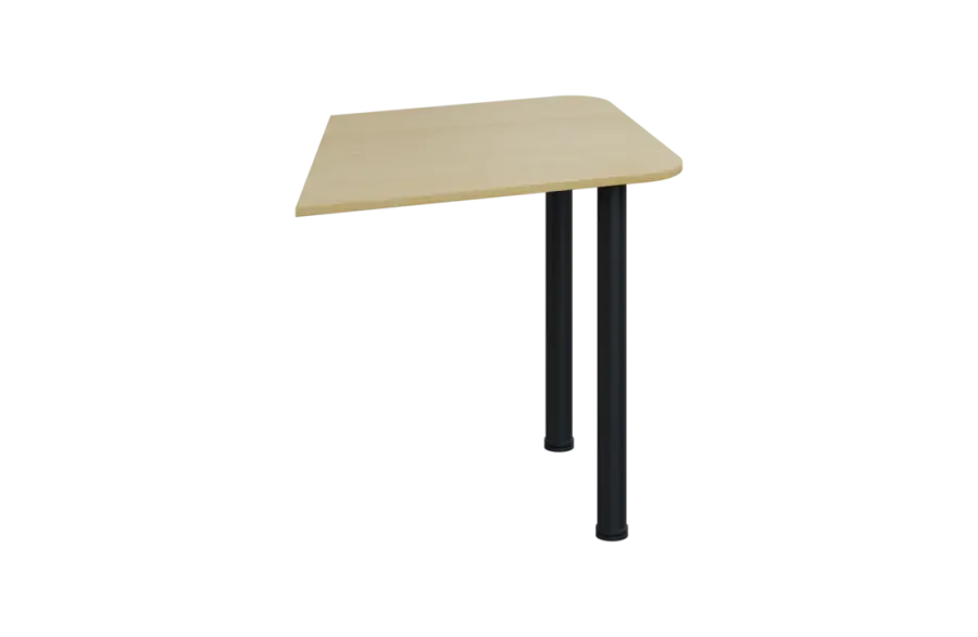 EJZ 2 - 80 přístavba jednací, kovová podnož černá, síla desky 25 mm, buk royal